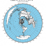 Example azimuthal map